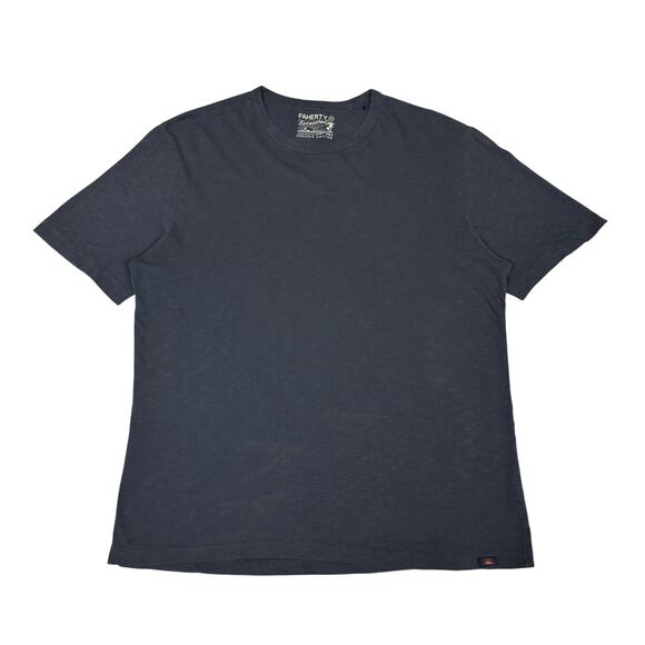 Faherty Sunwashed Regenerative Tee Shirt Men's Medium Organic Cotton Minimalist - Picture 1 of 11